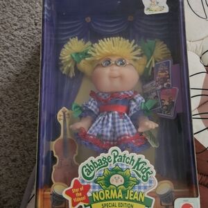 Cabbage Patch Kids Norma Jean Doll with Blue Dress